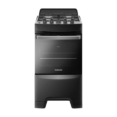 Fogão 4 Bocas Mesa Top Limpa Fácil Preto Continental FC4LP - Bivolt