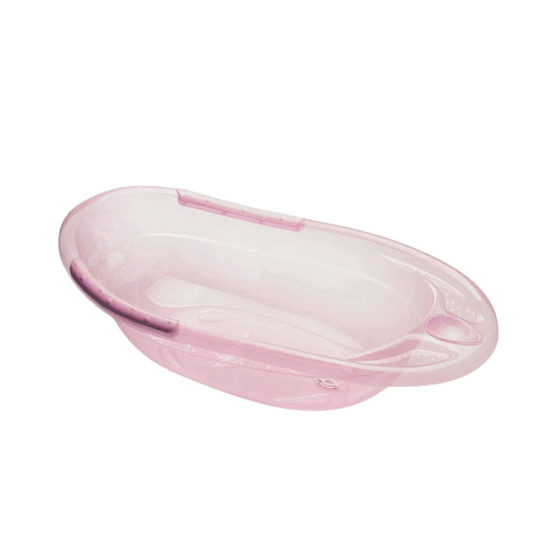 BANHEIRA 28 Litros ROSA TRANSPARENTE FOFURA - ADOLETA