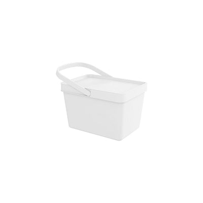 Cesta com Alça e Tampa Branco 12,5L