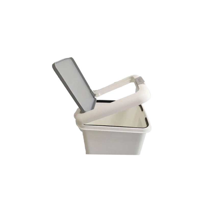 Lixeira com Pedal 10L Branco Double 35cm