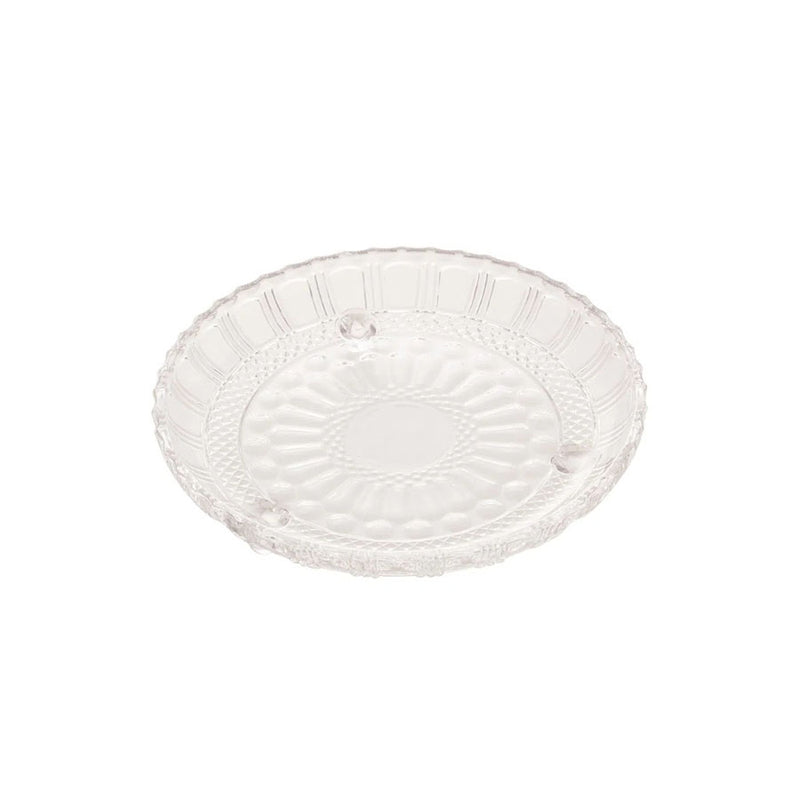 Prato Petisqueira com 3 Pés de Cristal Brandon 18cm