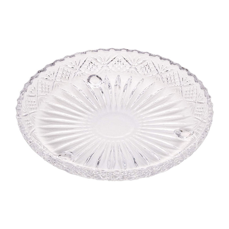 Prato Petisqueira com 3 Pés de Cristal Dublin 18cm