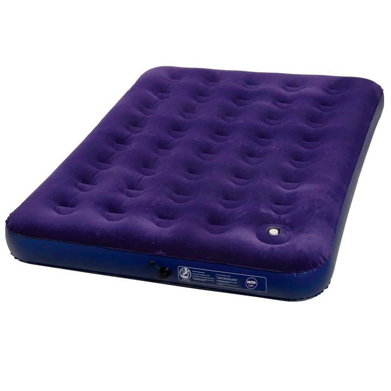 Colchão Inflável Casal Mor PVC Vinil com Inflador Manual Azul - 3566/9072
