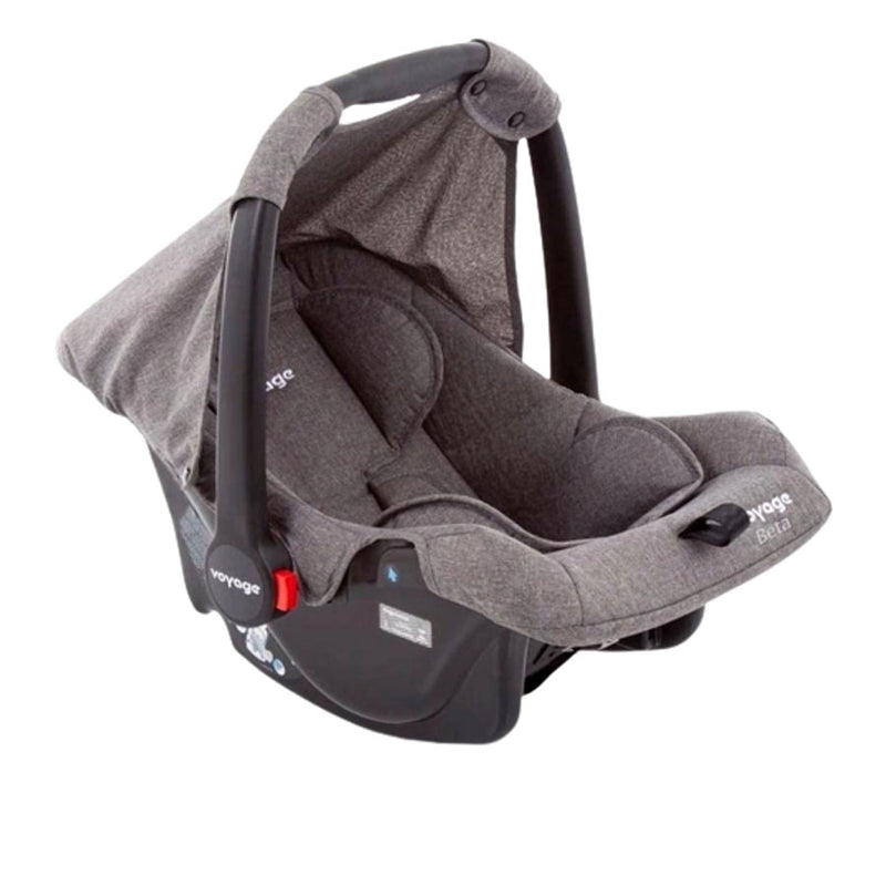 Bebê Conforto 0 A 13kg Cinza Mescla Beta Voyage