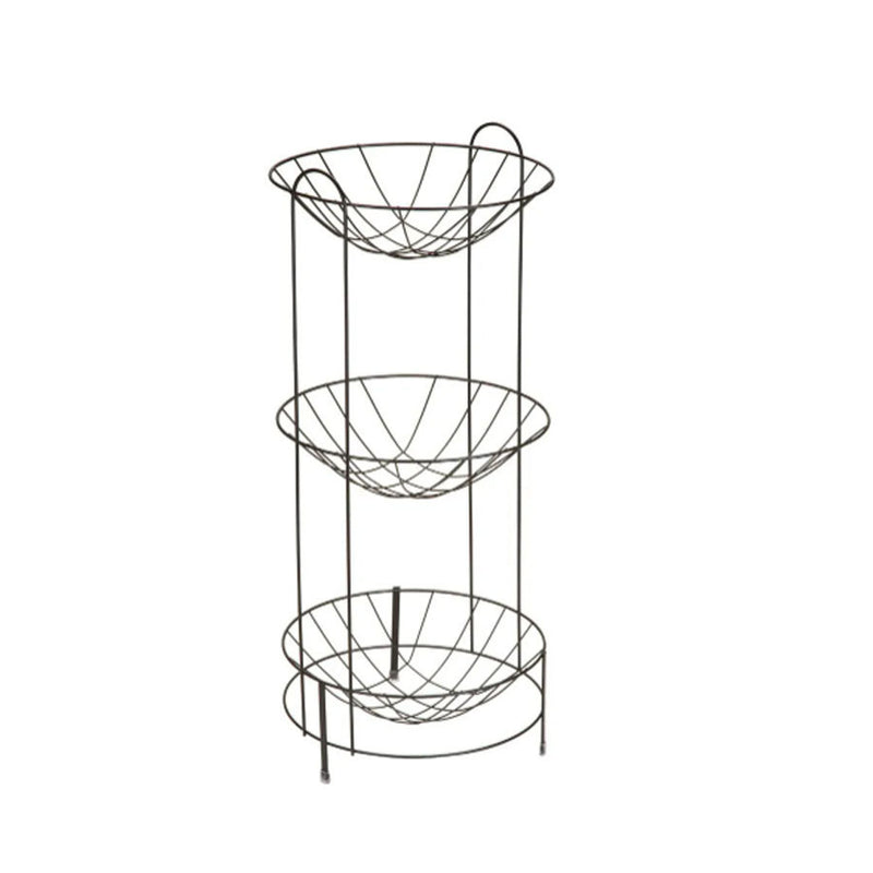 Fruteira Tripla Black
