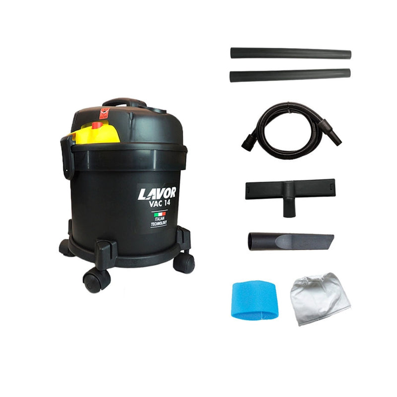 Aspirador De Pó Lavor Vac 22 22l Preto E Amarelo 127v