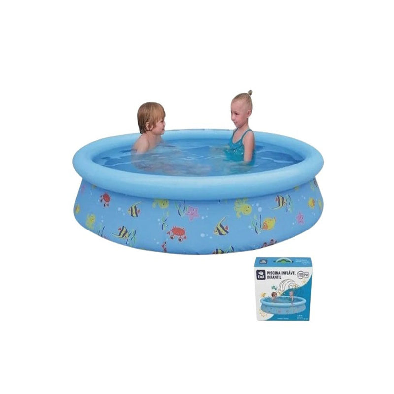 Piscina Inflável Infantil Estampa Divertida 1000Litros - Bel