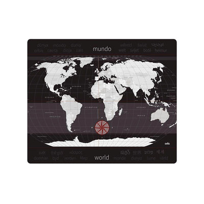 Tapete Protetor de Piso Mapa Mundi 110x90 Cm - Dello