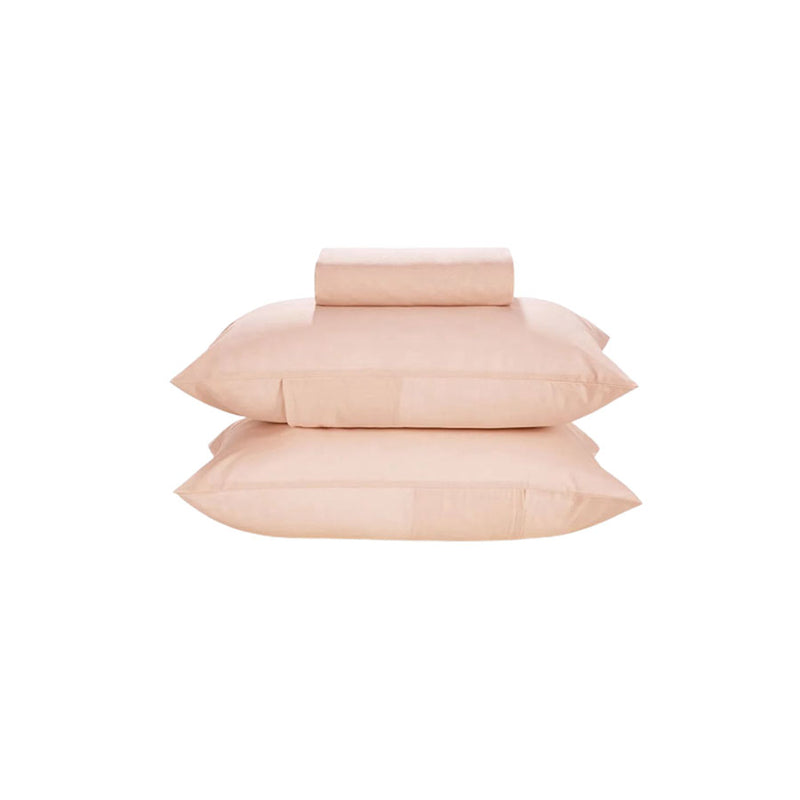Jogo de Cama Casal com 3 Peças Nuance Rosa Karsten 138x188m