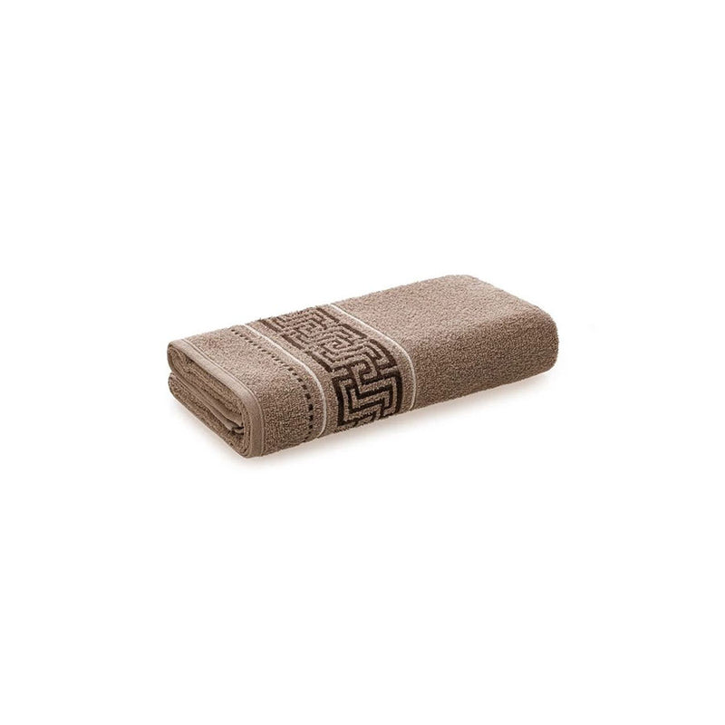 Toalha de Rosto Karsten Algodão Torin Taupe 48x70cm