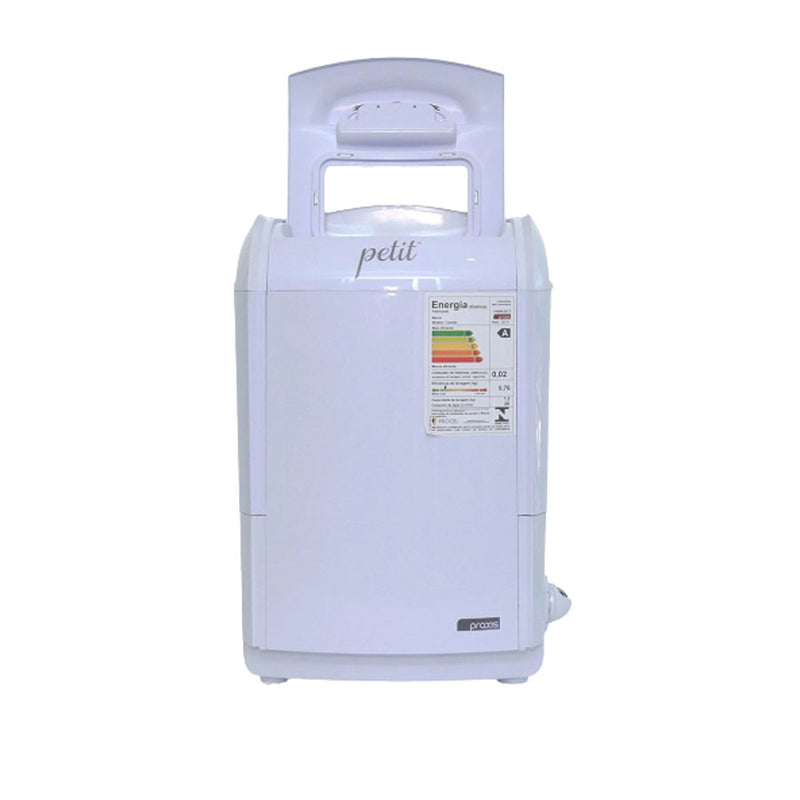 MINI LAVADORA DE ROUPAS BRANCA PRAXIS PETIT 1,2KG 127V