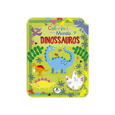 Livro Colorindo Meu Mundo Dinossauro