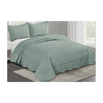 Colcha Casal Camesa Orfeu 220x240cm com 3 Peças VERDE