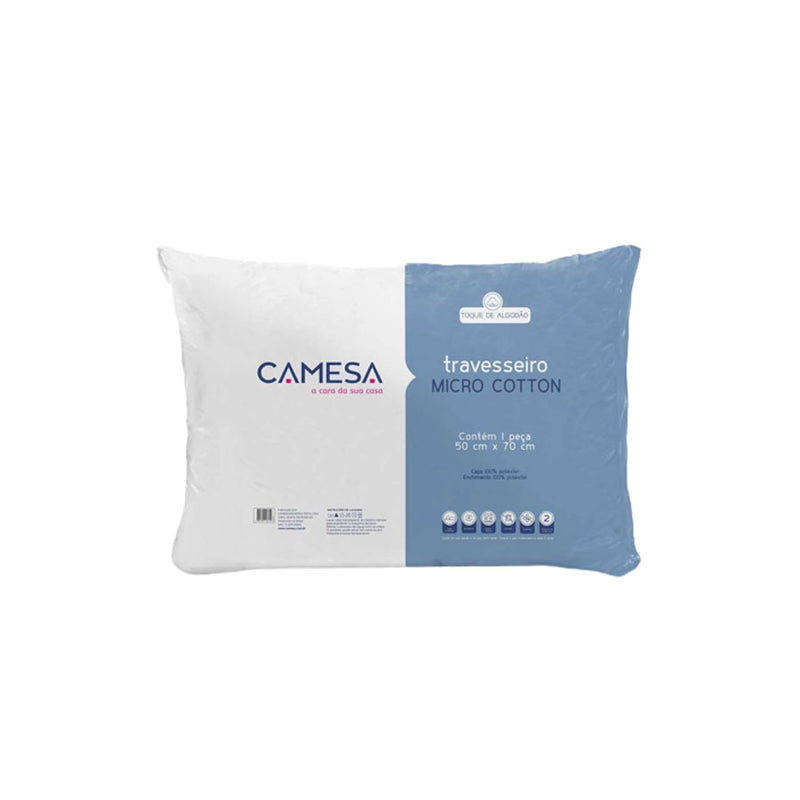 Travesseiro Micro Cotton 50x70cm - Camesa