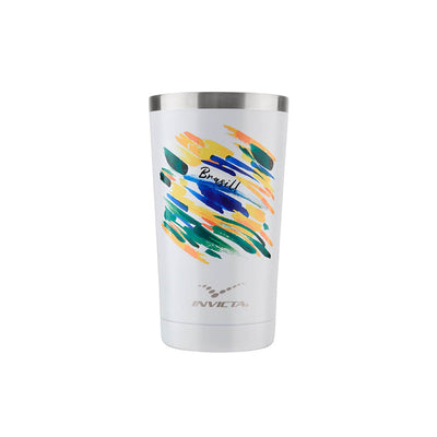 Copo Térmico Copa Do Mundo 500ml Branco Invicta