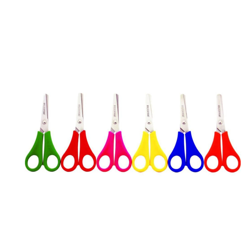 Tesoura Escolar Cores Diversas 13cm - Masterpint
