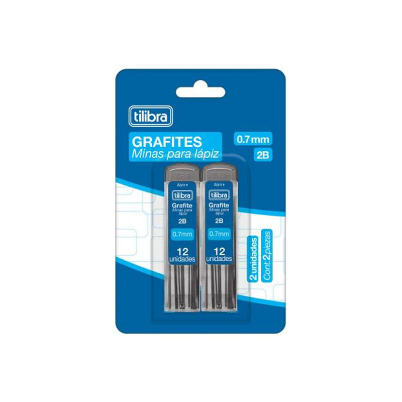 Minas de Grafite 0.7 Blister com 2 Unidades - Tilibra