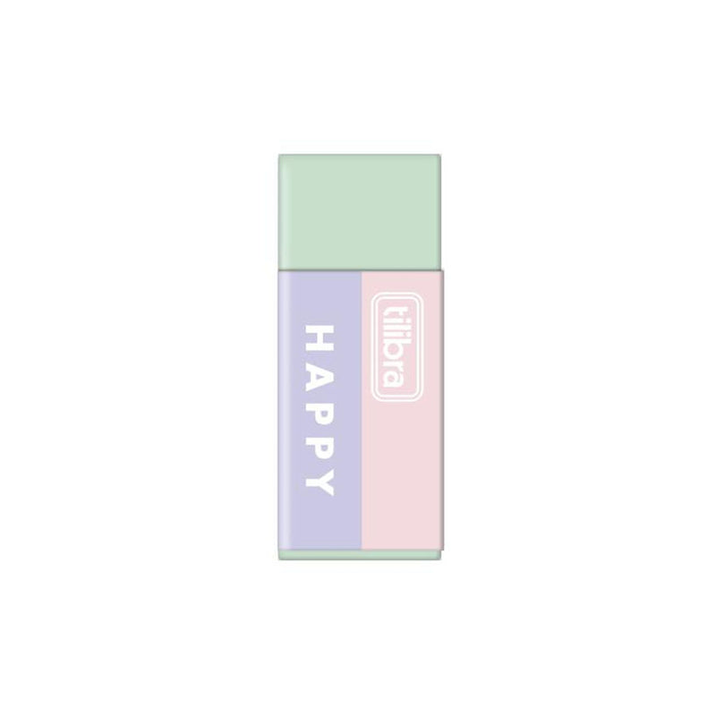Borracha Happy Cores Diversas - Tilibra