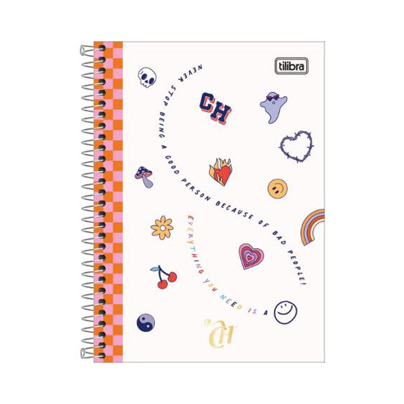 Caderno Espiral Capricho 1 Matéria 80 Folhas - Tilibra