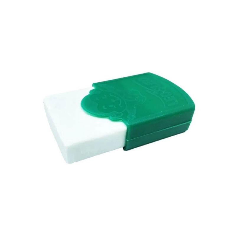Borracha escolar branca com capa plástica - LEO&LEO