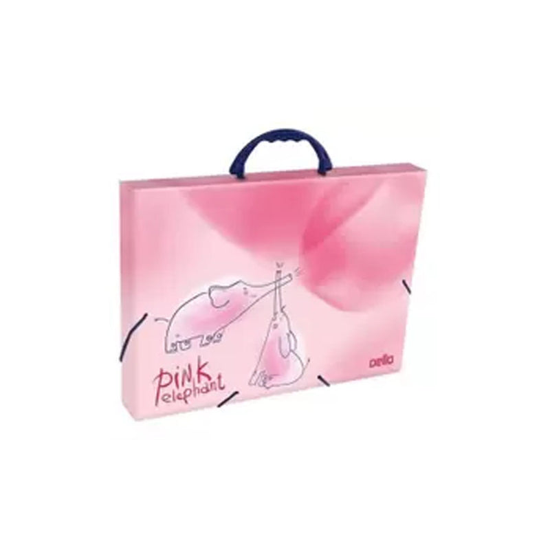 Maleta Escolar com Alça Elephant Pink 43cm - Dello