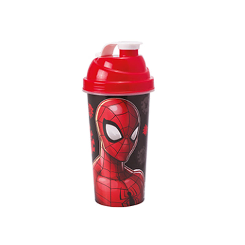 Copo Shake Academia Esportes e Hidratação Spiderman Infantil 580ml