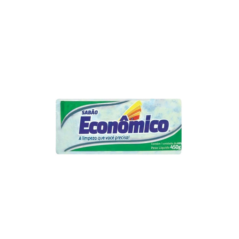 Sabão Em Barra Econômico Marmorizado Verde 450g