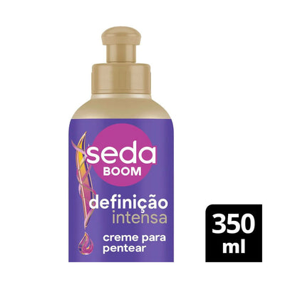 Creme para Pentear Boom Pro Curvatura Definição Intensa 350ml - Seda