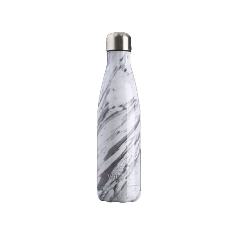 Garrafa térmica Inox Mesclada Branca 500ml