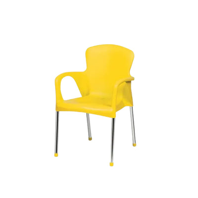 Poltrona Amarela Croma Social Niquelart