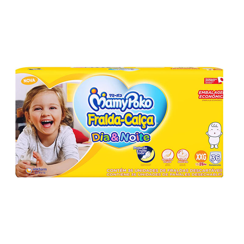 Frada Calça MamyPoko Dia&Noite XXG Com 36 unidades