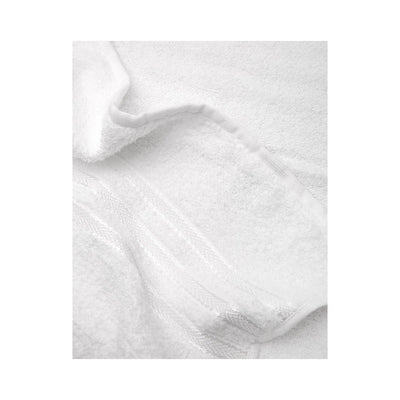 Toalha Banho Priori Listras Dohler Branca 65cm x 1,30m
