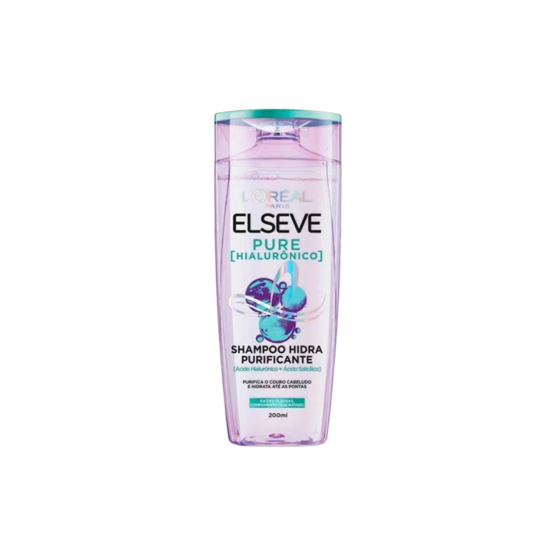 Shampoo Elseve Hialurônico Pure 200 ML