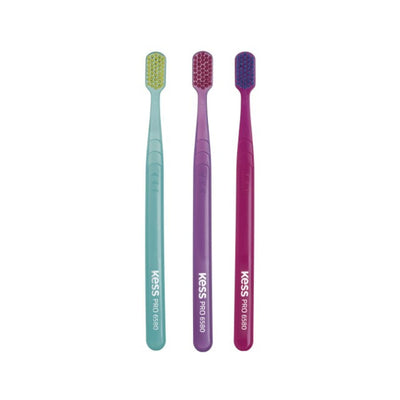 Kit Escova Dental Cerdas Extra Macias 3 Unidades - Kess