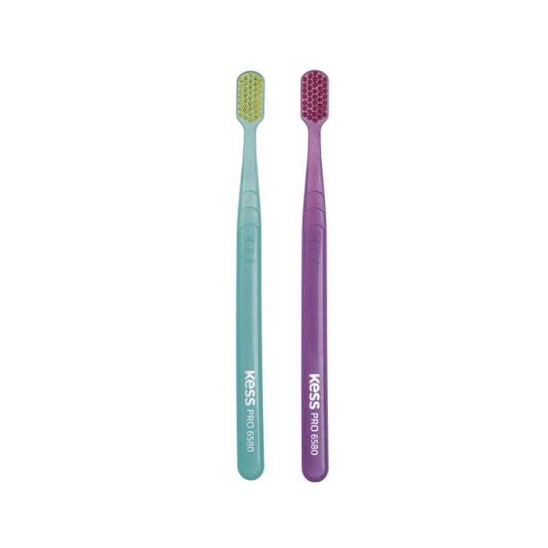 Kit Escova de Dentes Pro 10k Extra Macia 2 Unidades - Kess