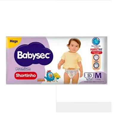 Fralda Babysec Galinha Pintadinha Pants Mega M Com 30 Fraldas