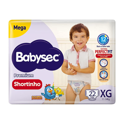 Fralda Babysec Galinha Pintadinha Pants Mega Xg Com 22 Fraldas