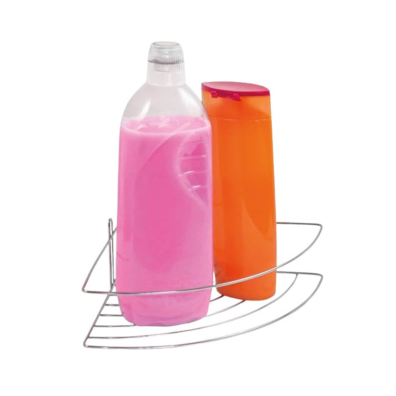 Porta Shampoo de Canto Suporte Cromado