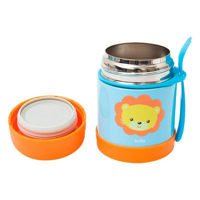 Pote Térmico para Alimentos Buba Baby Animal Fun Leão com 1 unidade