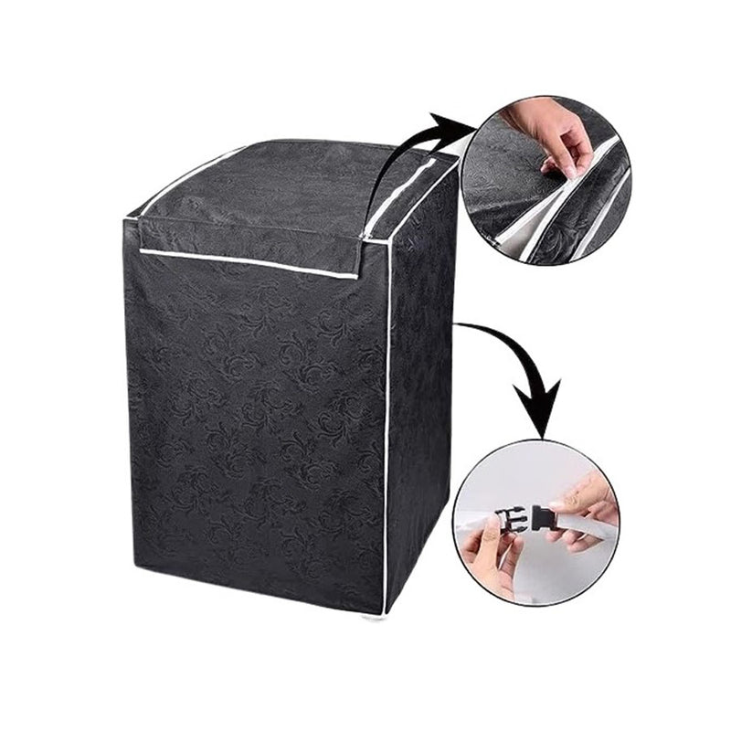 Capa Para Máquina de Lavar Roupas Com Zíper 12Kg a 16Kg Adomes