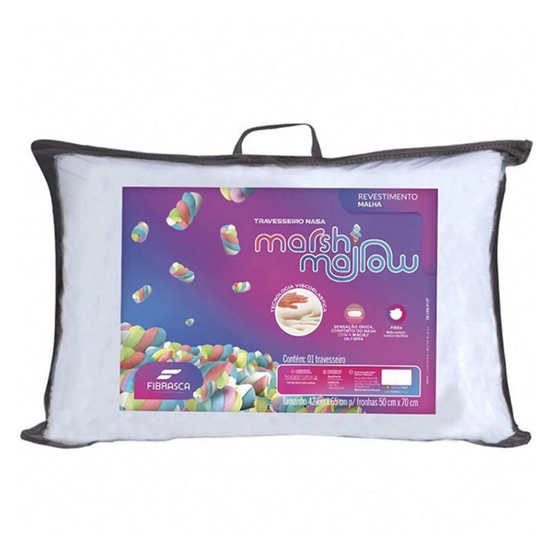 TRAVESSEIRO FIBRASCA MARSHMALLOW 50X70