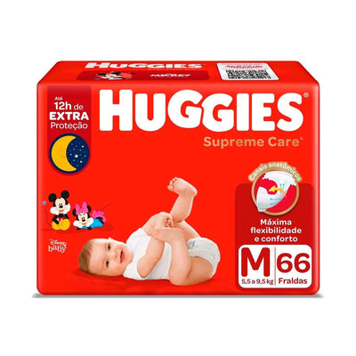 Fralda Huggies Supreme Care M Com 66 Fraldas