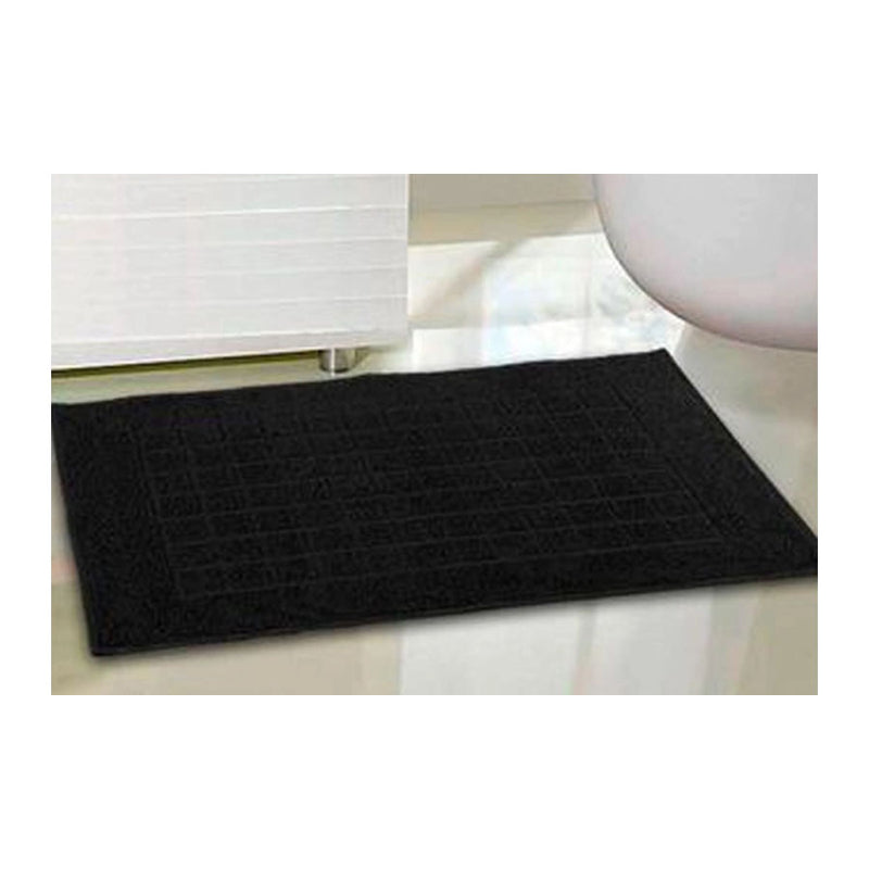 Toalha para Piso Preta 45 x 70 cm - Dohler Royal Ii