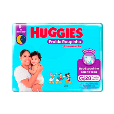Fralda Huggies Tripla Proteção G - 28 Fraldas