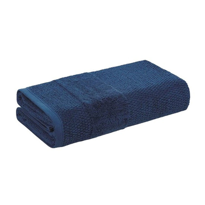 Toalha Banhão Karsten Fio Penteado Lumina Azul Báltico Petróleo 86 x 150 cm