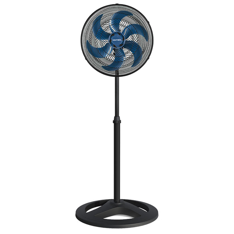 Ventilador de Coluna Azul 40cm Turbo 6 Pás Oscilante Ventisol