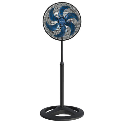 Ventilador de Coluna Azul 40cm Turbo 6 Pás Oscilante Ventisol