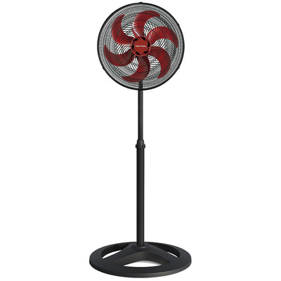 Ventilador de Coluna Vermelho 40cm Turbo 6 Pás Oscilante Ventisol