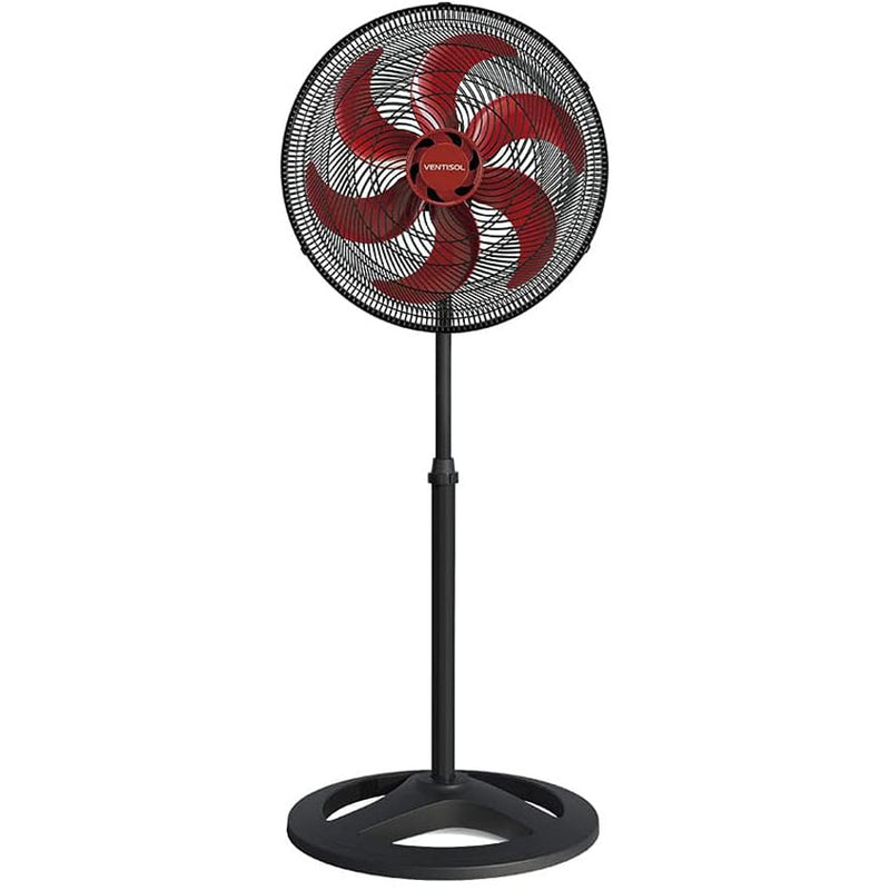 Ventilador De Coluna Ventisol Turbo 6 Pás 50cm Vermelho 127V
