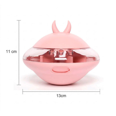 Brinquedo Pet Interativo Ovni Dispenser Ração e Petiscos - Cores Diversas